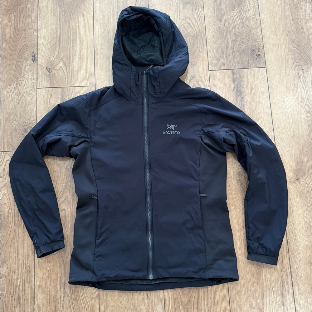 Arc'teryx Women's Black Atom  Hooded Jacket - Medium